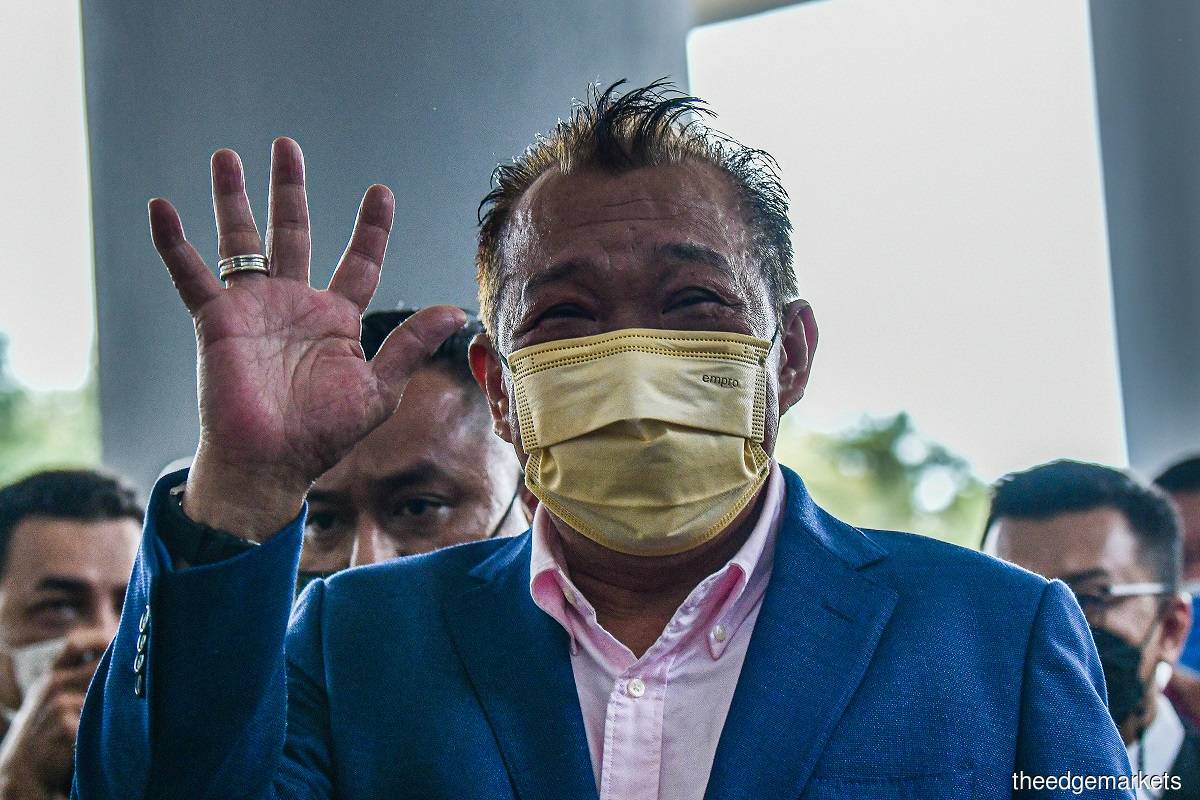 Initially, a hearing was fixed for Friday (Sept 23), where Bung Moktar and his wife were expected to enter their defence. (Photo by Zahid Izzani Mohd Said/The Edge)